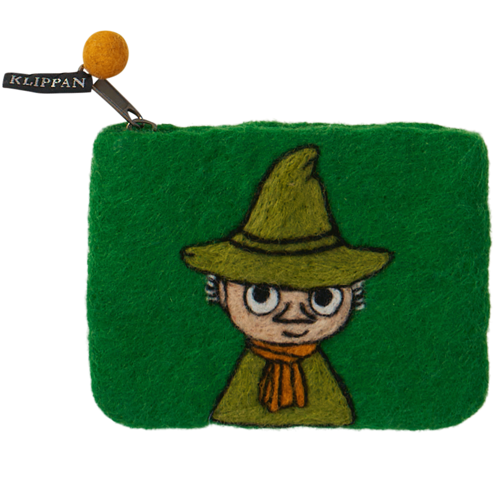 Felt Purse Snufkin, Green