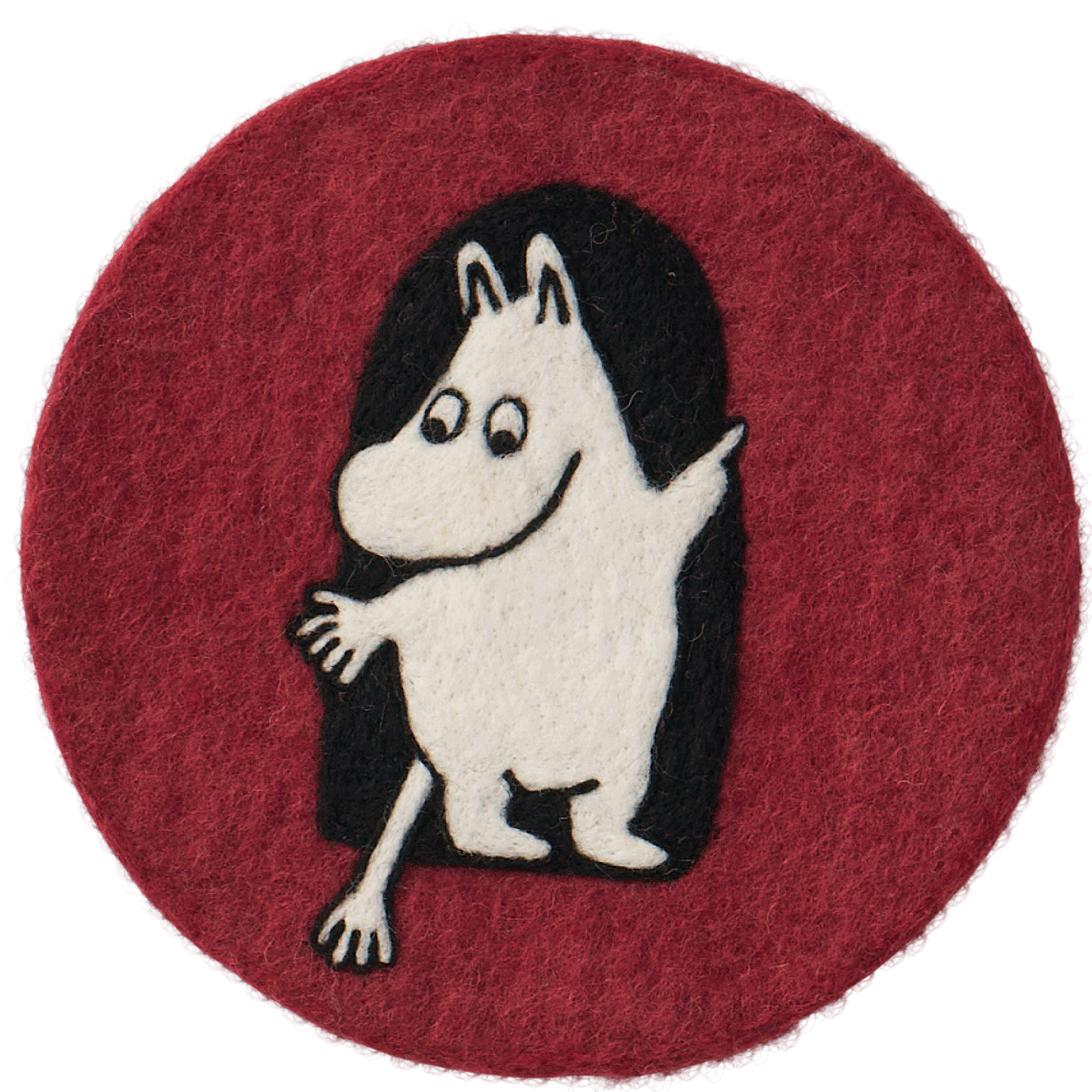 Moomin Open Door Red Felted Pot Mat