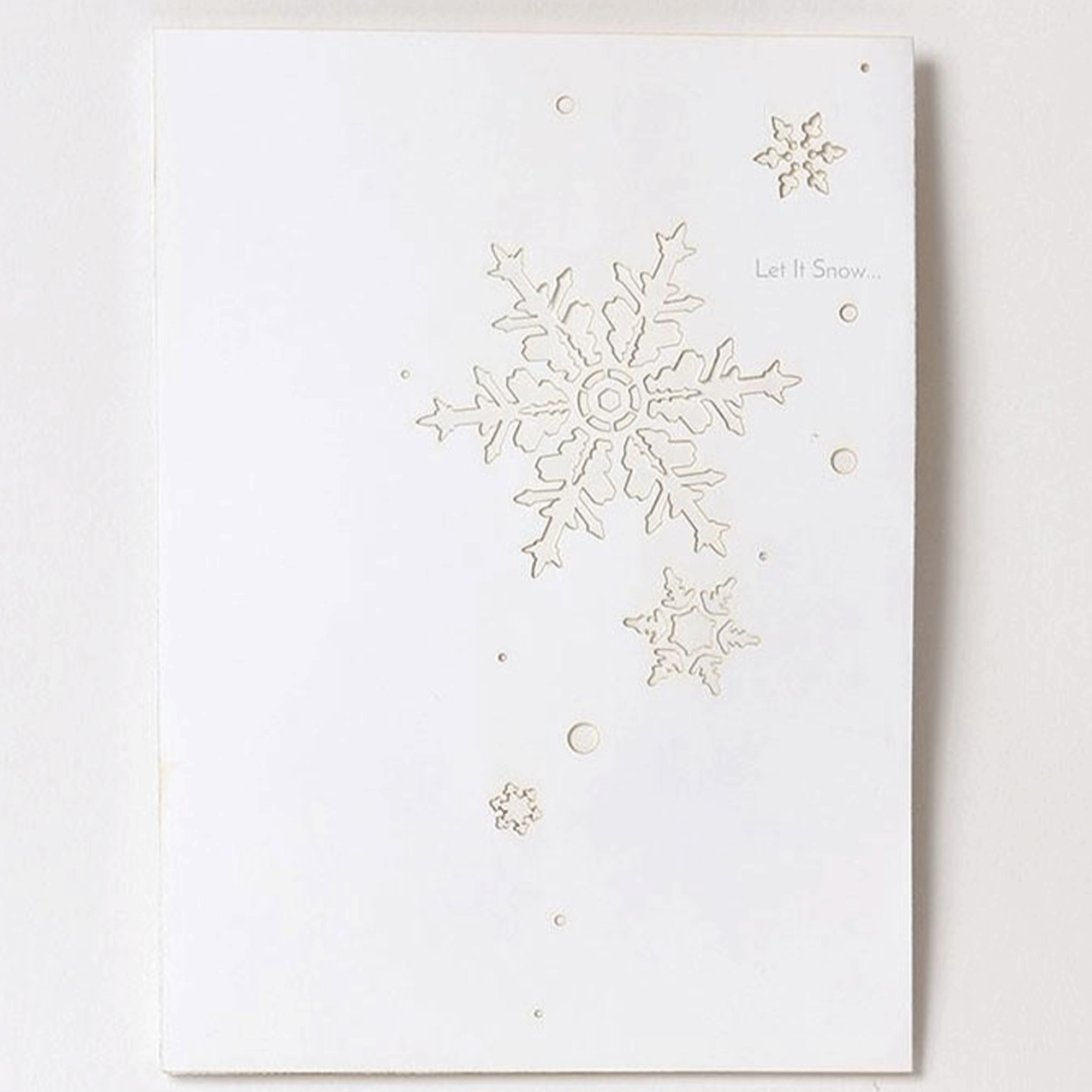 Snowflake 3D Pop Up Card