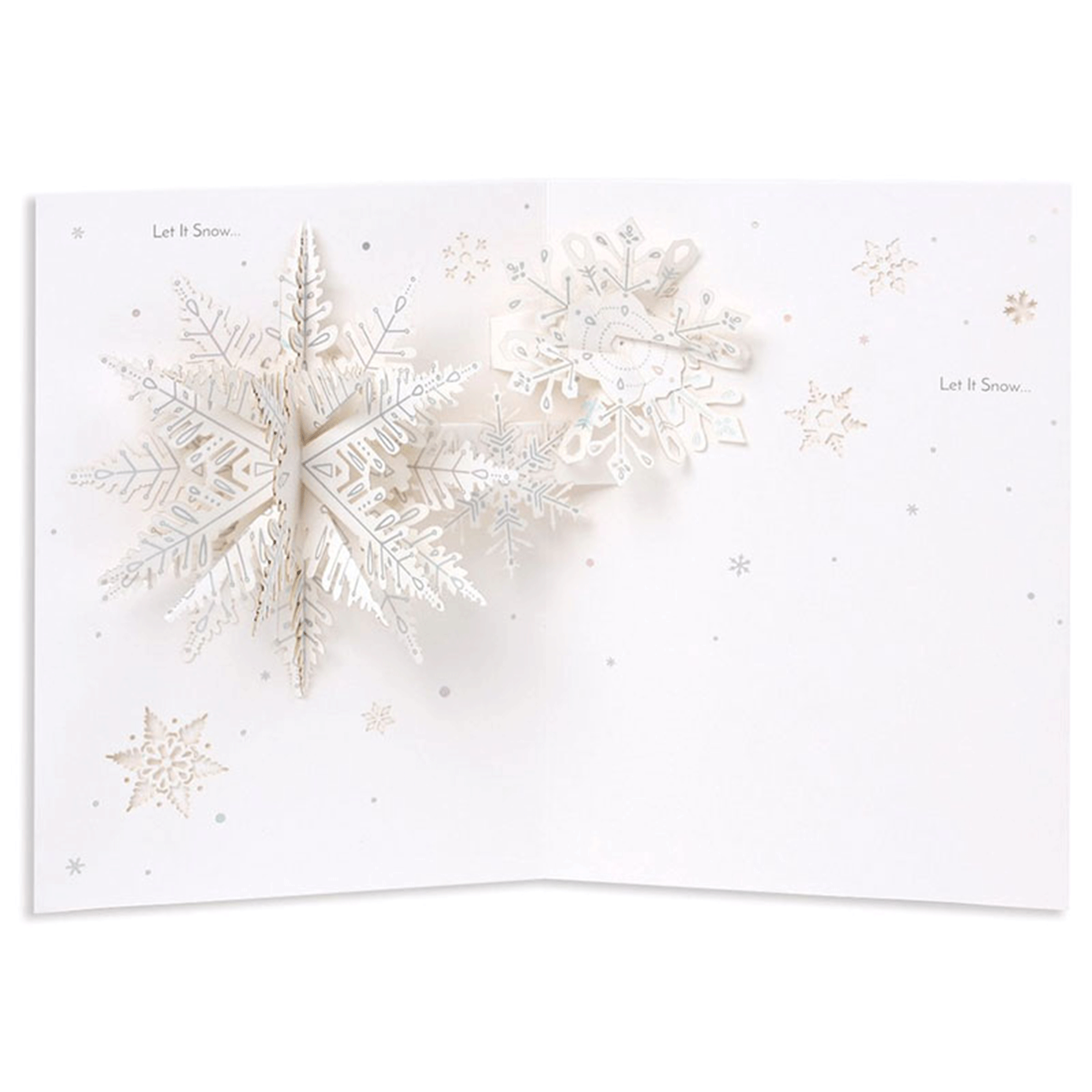 Snowflake 3D Pop Up Card