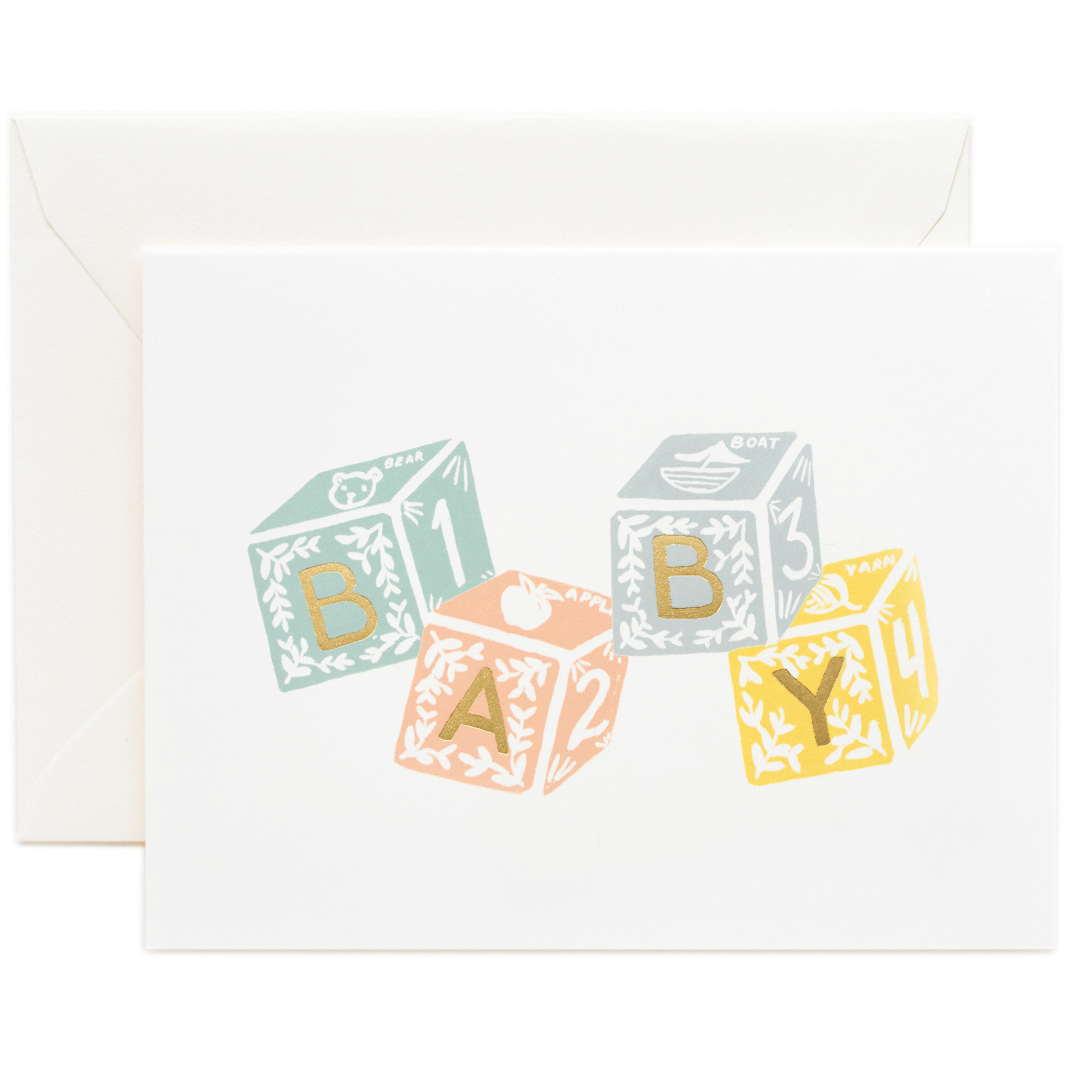 Baby Blocks Card
