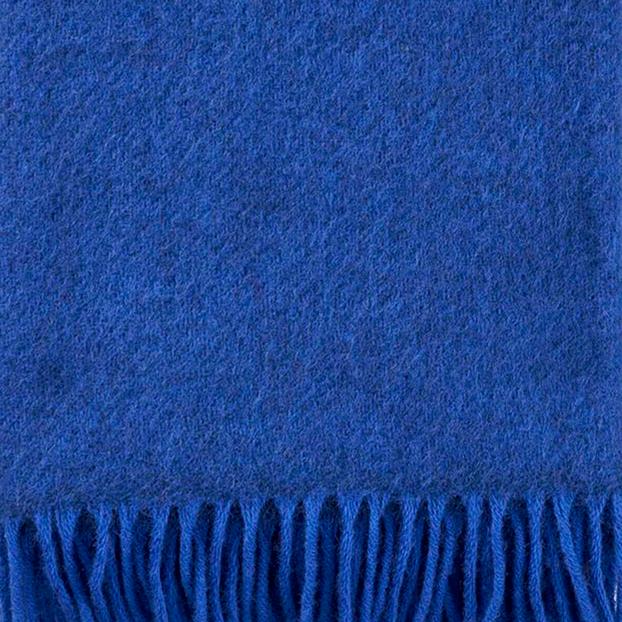 Gotland Blue 130x200cm Brushed Wool Throw