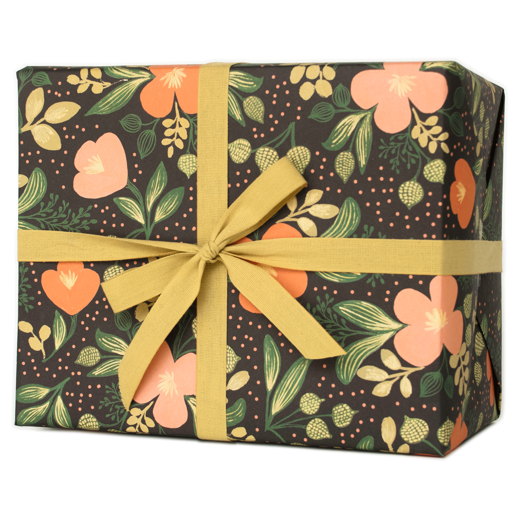 Midnight Floral Gift Wrap