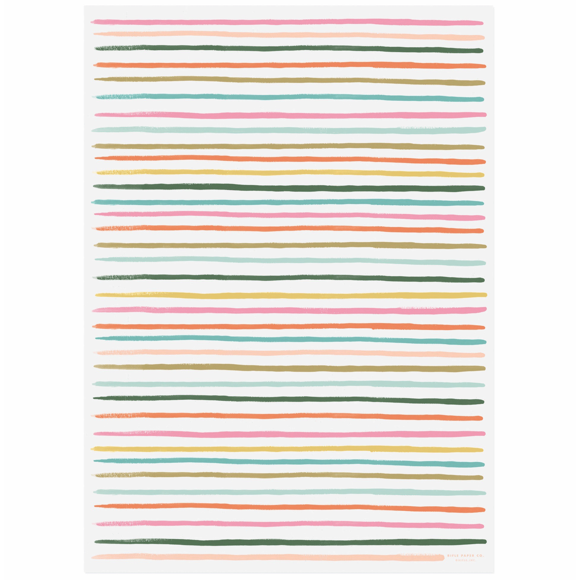 Happy Stripe Gift Wrap