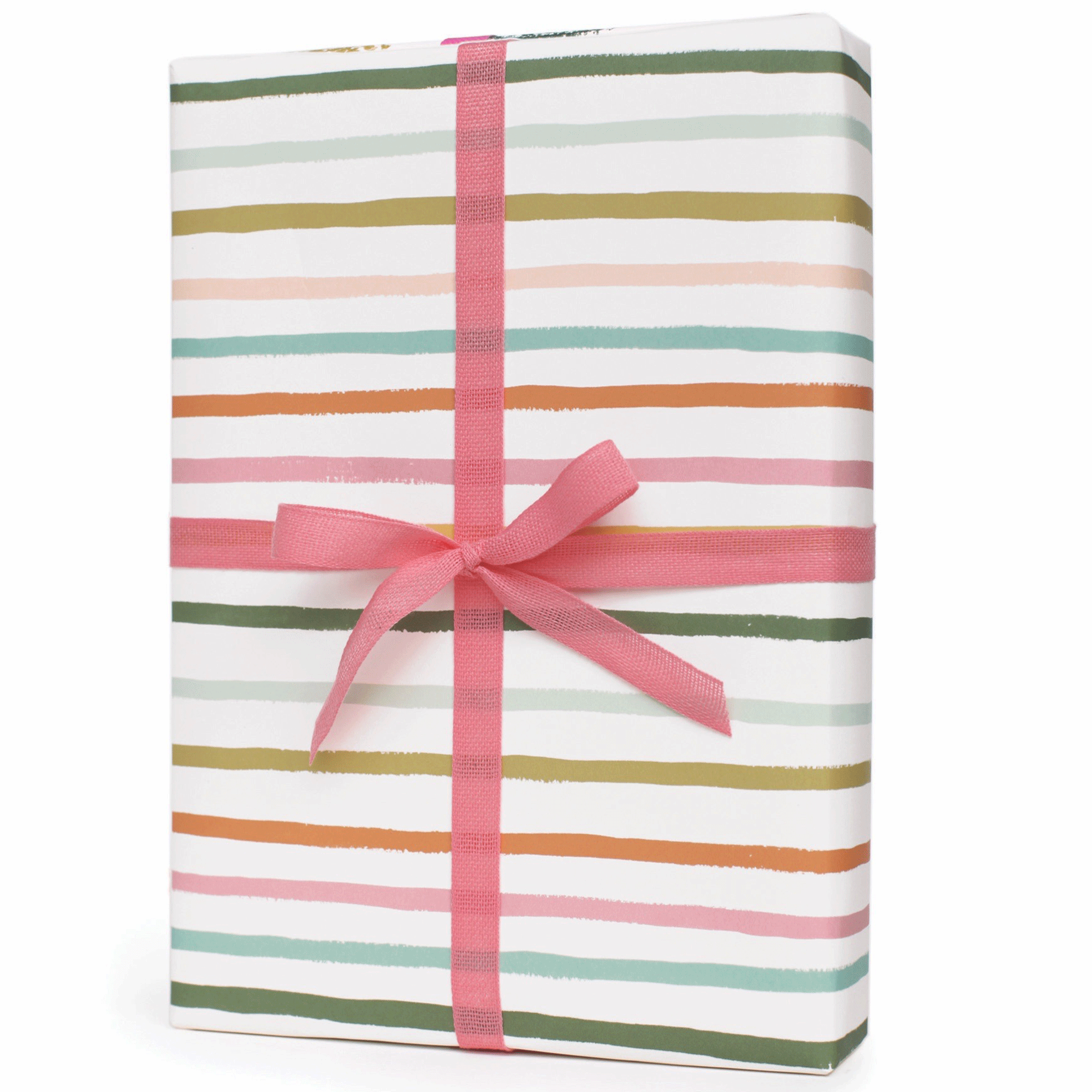 Happy Stripe Gift Wrap