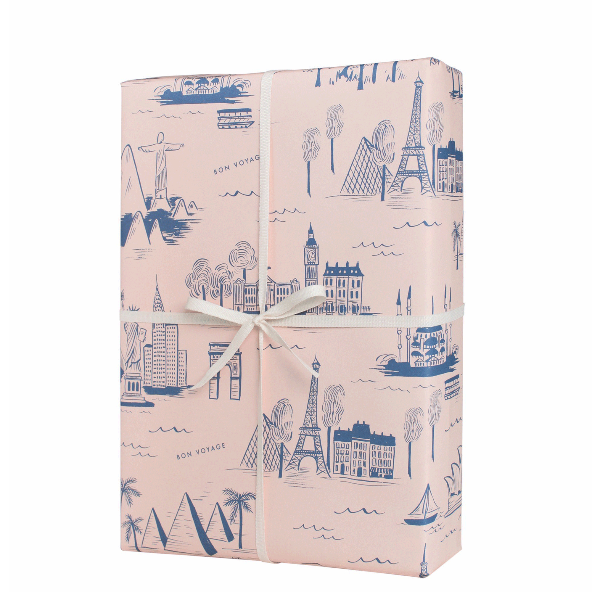 City Toile Gift Wrap