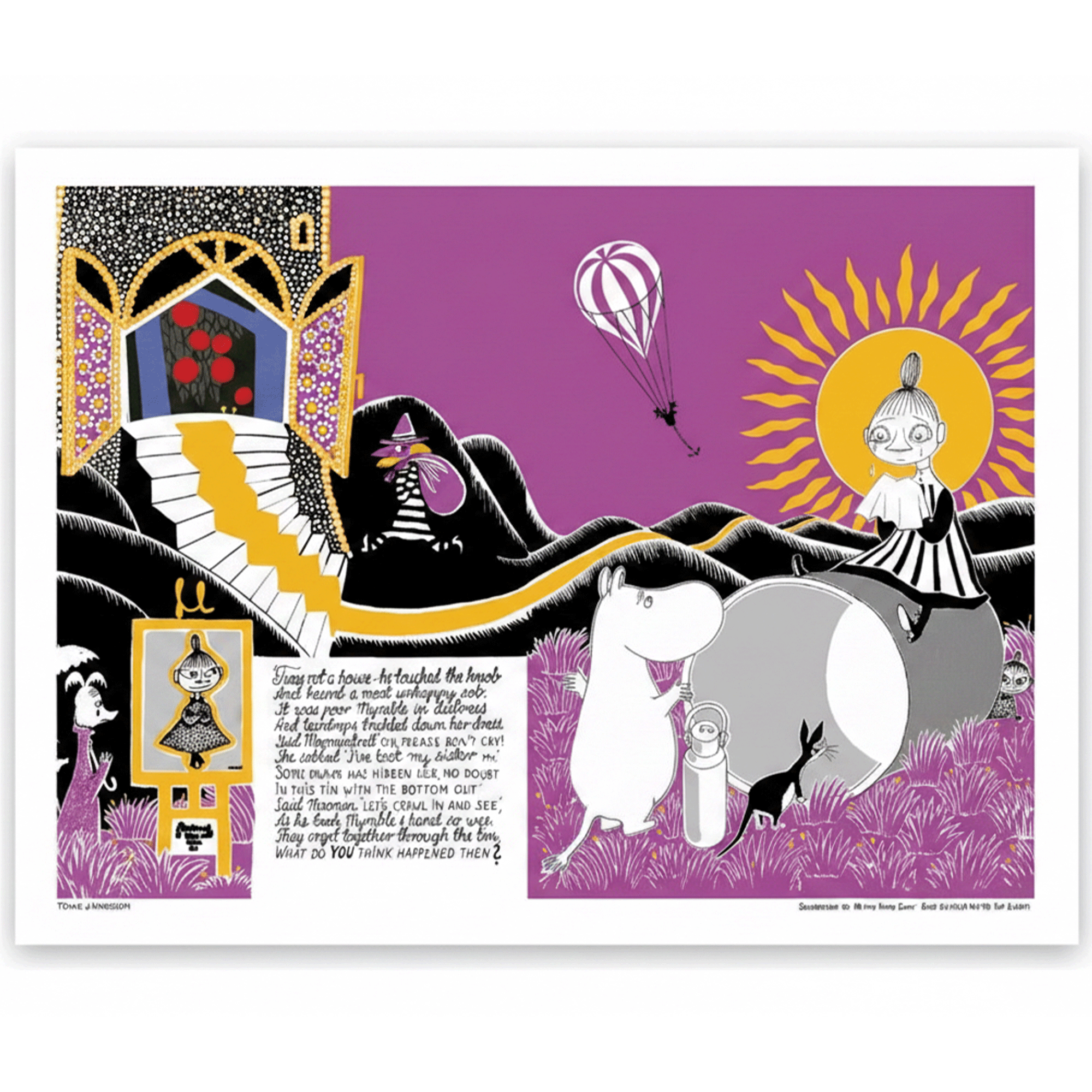 Moomin Sunny Art Print
