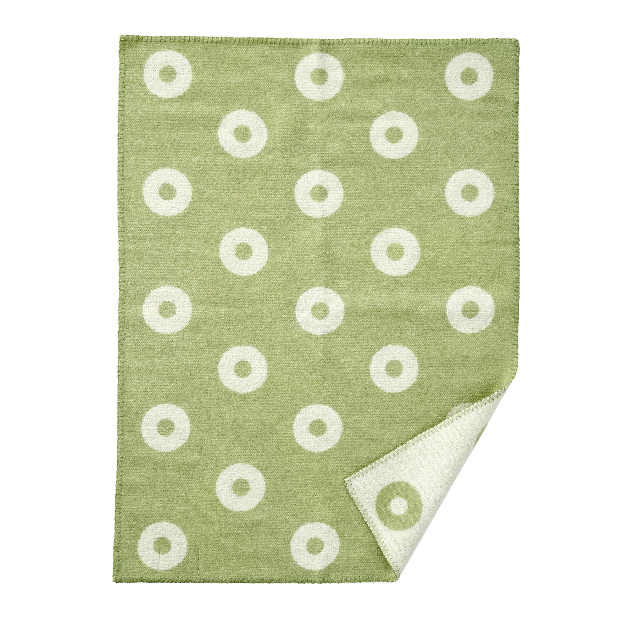 Rings Baby Green 65x90cm Premium Wool Blanket