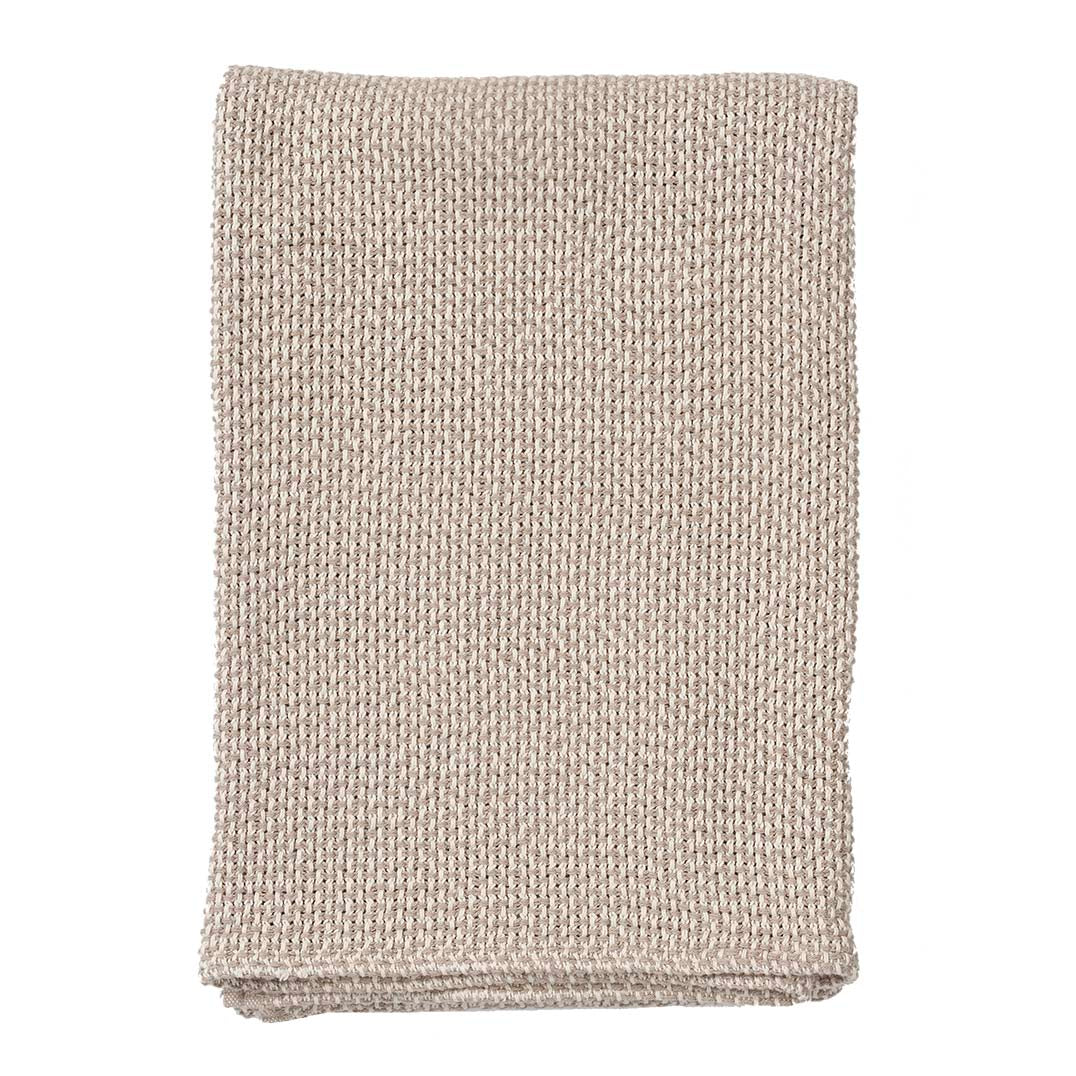 Basket Beige 130x180cm Organic Cotton Blanket