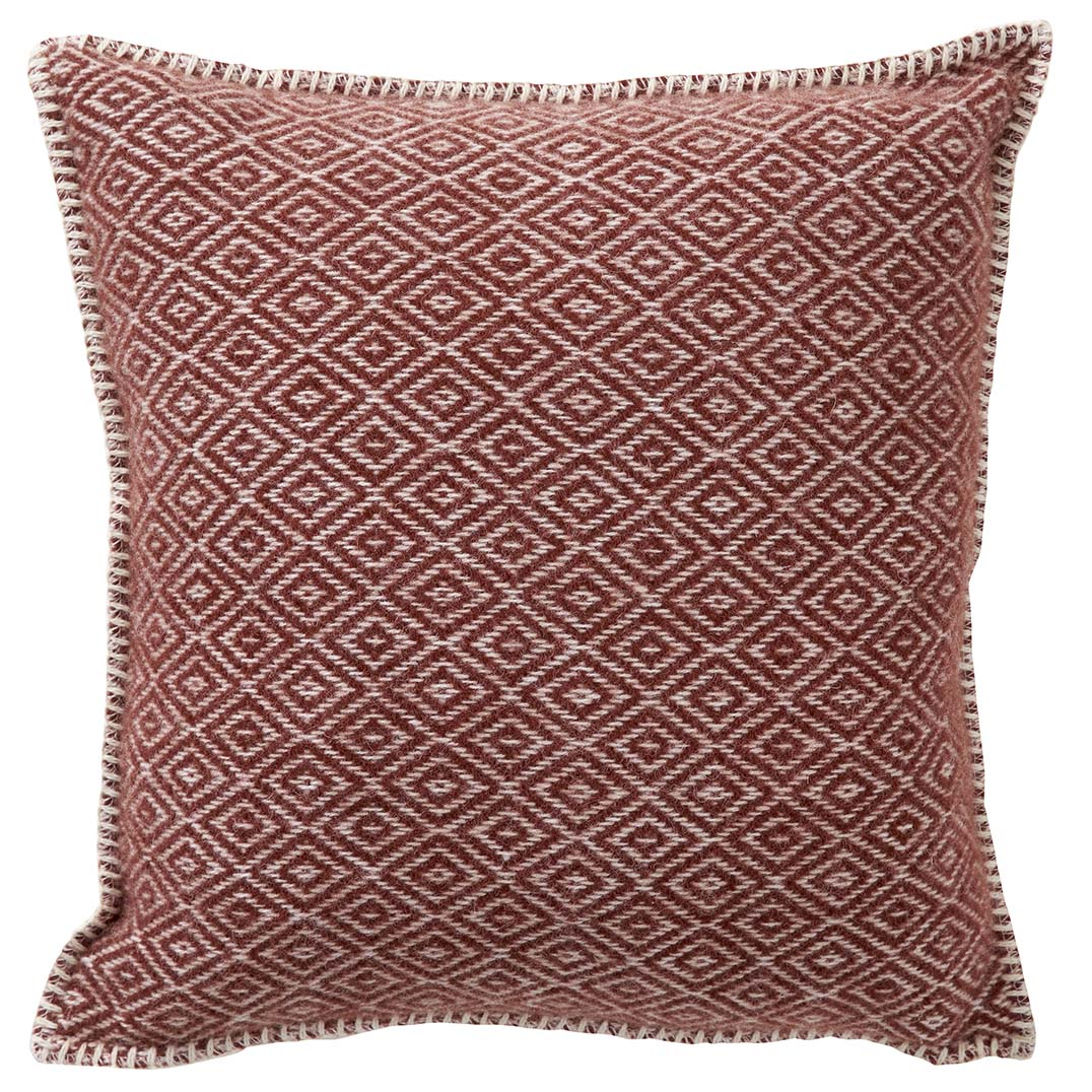 Stella Rust 45x45cm Lambswool Cushion Cover