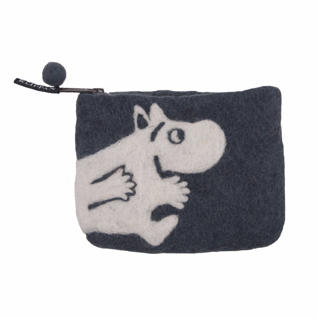Moomin Grey Felt Purse - Northlight Homestore