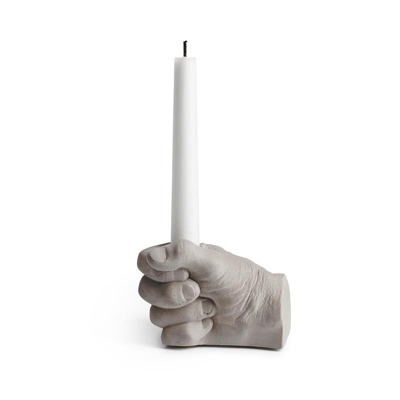 Take Care Concrete Candle Holder