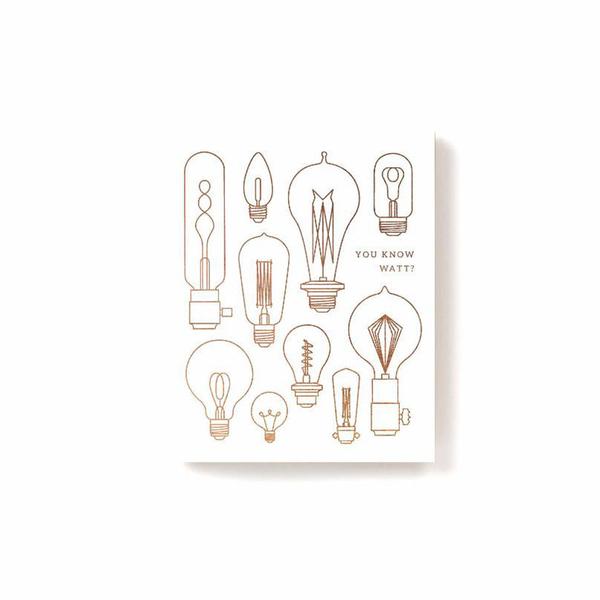 Lightbulb Card