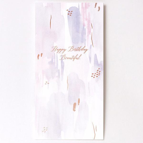 Anemone Flower Card