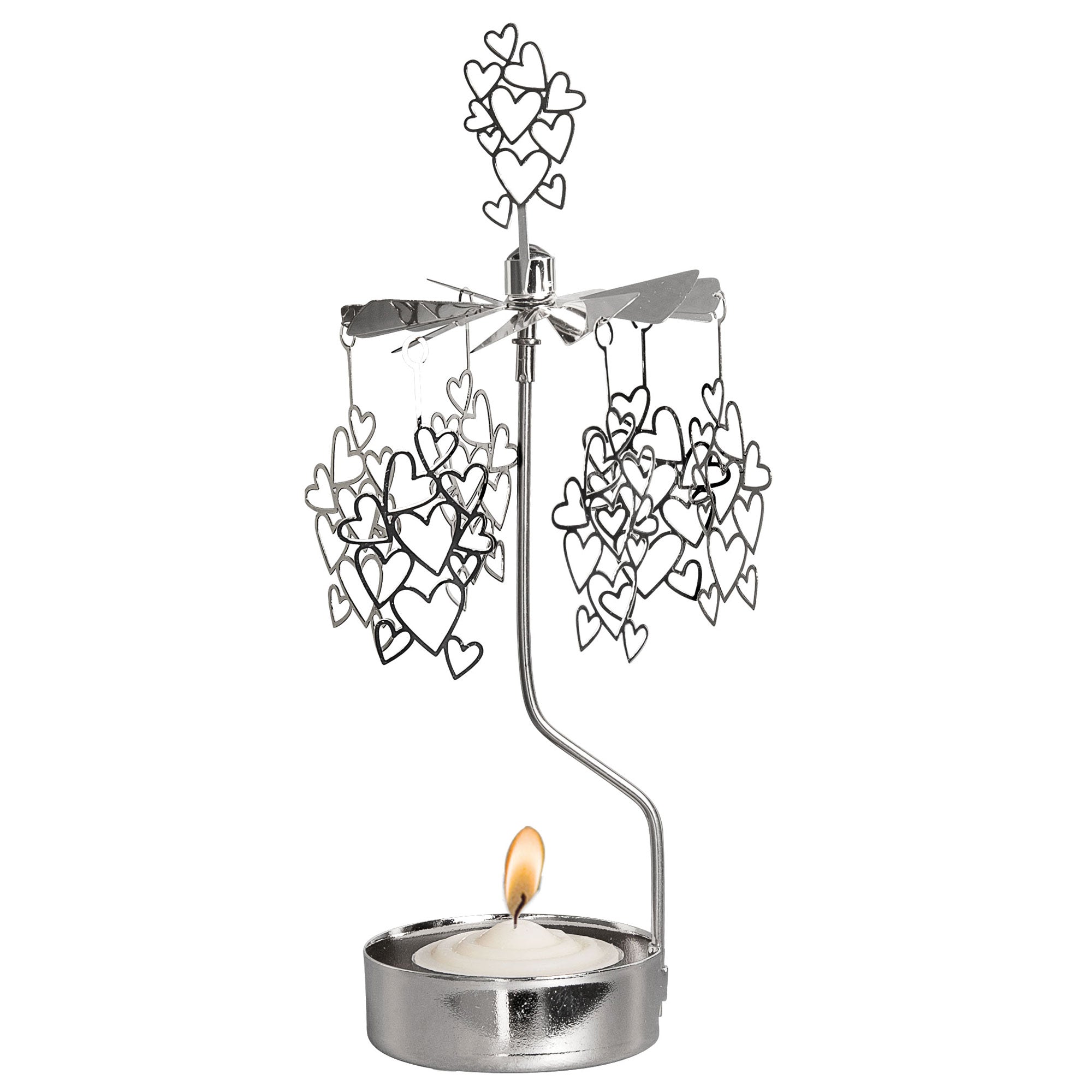 Small Hearts Rotary Candle Holder - Northlight Homestore