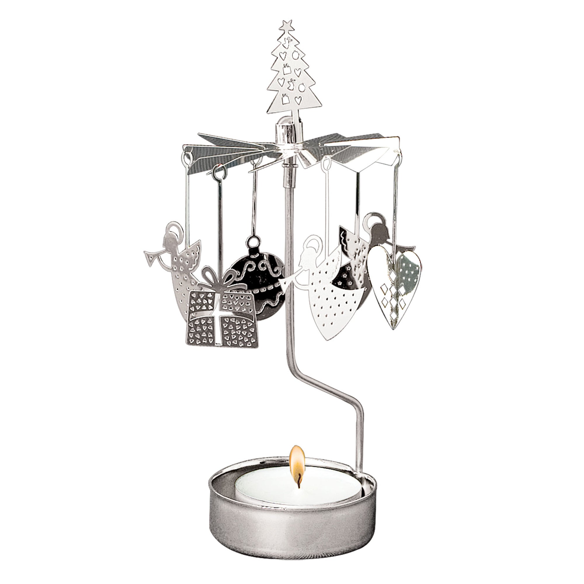 Christmas Decoration Rotary Tealight Candle Holder