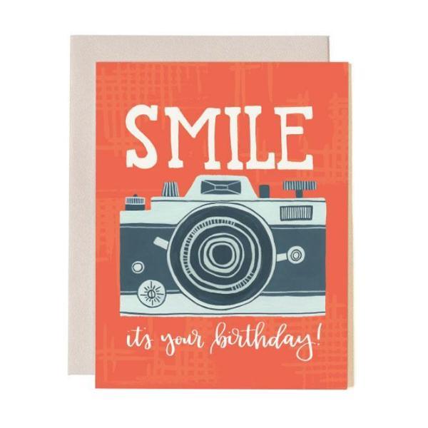 Birthday Smile Camera Card