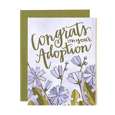 Congrats Adoption Floral Card - Northlight Homestore