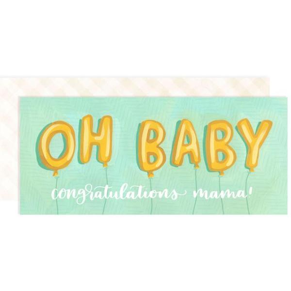 Oh Baby Balloons Card