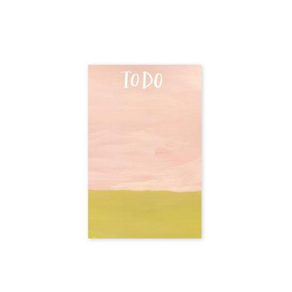 To Do Color Block Notepad 16.6cm x 11cm