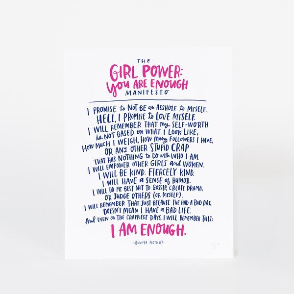 Girl Power 20x25cm  Art Print