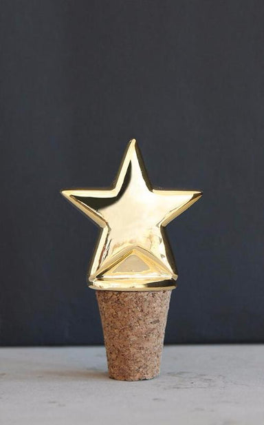 Star Gold Bottle Stopper - Northlight Homestore
