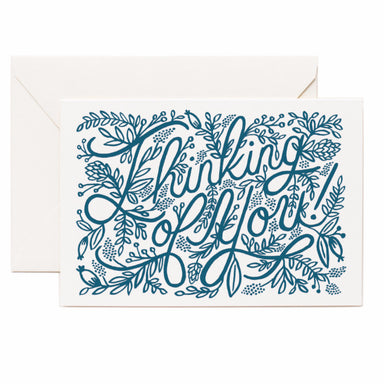 Letterpress Thinking of You Card - Northlight Homestore