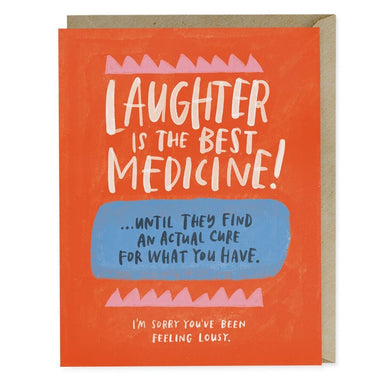 Laughter Is The Best Medicine Empathy Card - Northlight Homestore