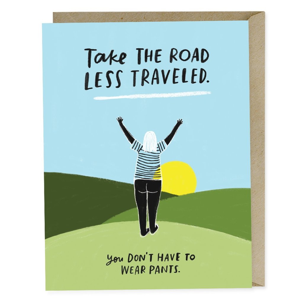 Road Less Traveled Card - Northlight Homestore