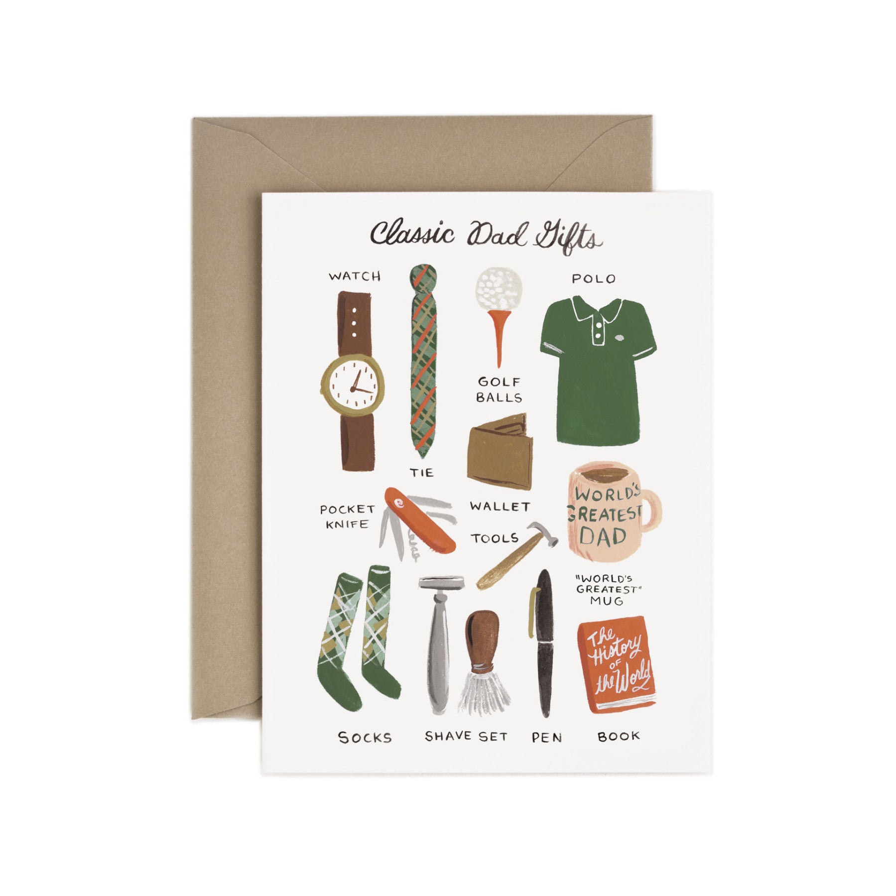 Classic Dad Gifts Card - Northlight Homestore