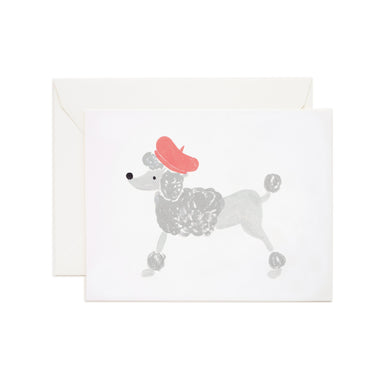 French Poodle Card - Northlight Homestore
