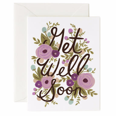 Get Well Soon Floral Card - Northlight Homestore