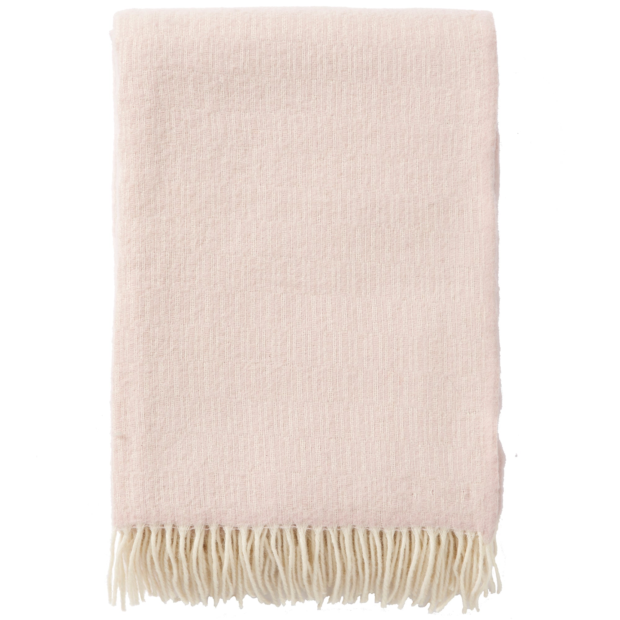 Manhattan Powder Pink 130x200cm Premium Merino Wool Throw