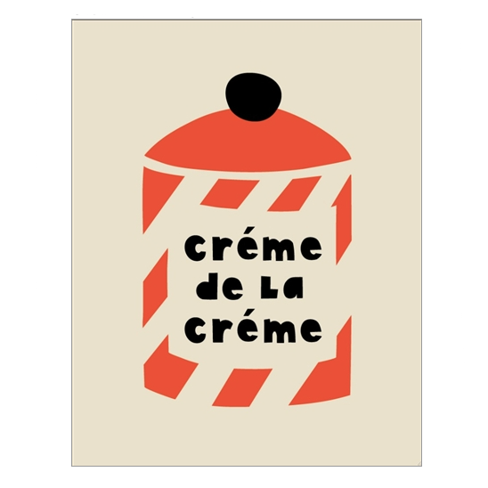 Paris - Creme de la Creme Greetings Card - Northlight Homestore