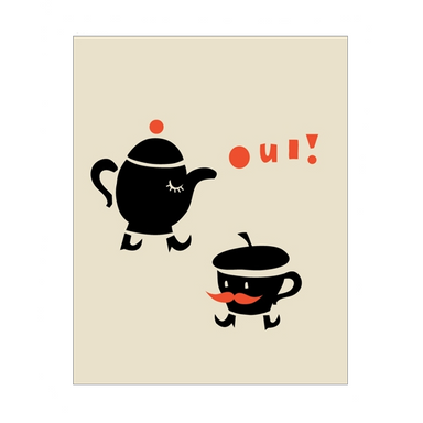 Paris - Oui! Greetings Card - Northlight Homestore