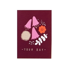 Bloom Your Day Greetings Card - Northlight Homestore