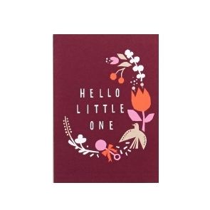 Bloom Hello Little One Greetings Card - Northlight Homestore