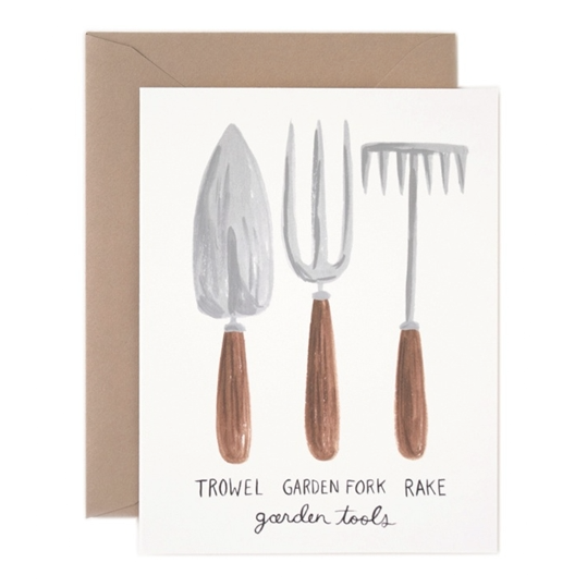 Garden Tools Card - Northlight Homestore