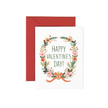 Valentine's Day Garland Card - Northlight Homestore