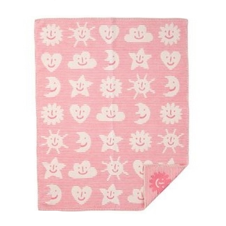 Sky Pink Brushed Cotton Blanket - Northlight Homestore