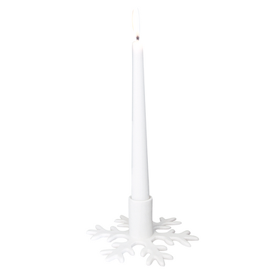Snowflake Ceramic Candle Holder - Northlight Homestore