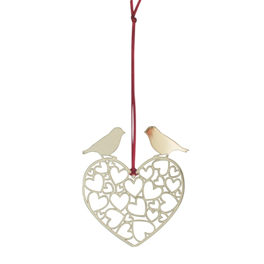 Lovebirds Gold Decoration - Northlight Homestore