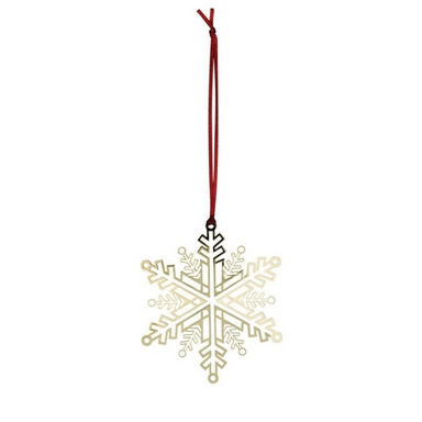 Snowflake Gold Decoration - Northlight Homestore