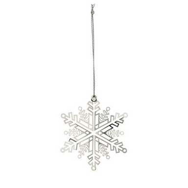 Snowflake Silver Decoration - Northlight Homestore