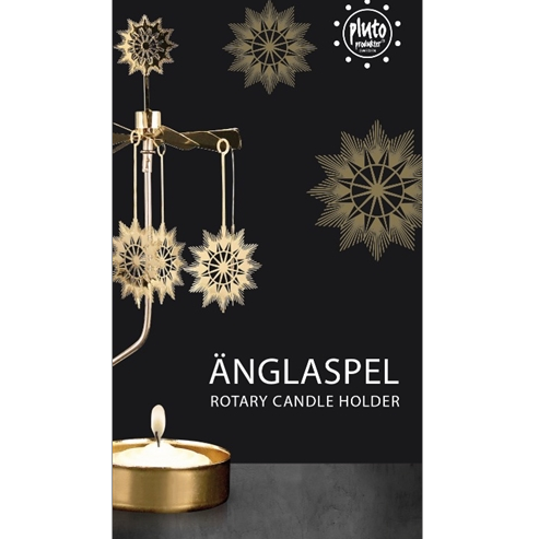 Traditional Star Gold Rotary Candle Holder - Northlight Homestore