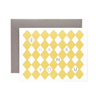 Thank You Canary Card - Northlight Homestore