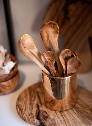 Stir It Up Little Darling Olive Wood Teaspoon - Northlight Homestore