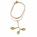 Twig Pendant With Gold Plated Sterling Silver Chain - Northlight Homestore