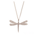 Silver Dragonfly Pendant With Chain - Northlight Homestore