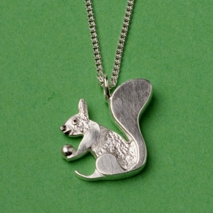 Sterling silver 2025 squirrel charm